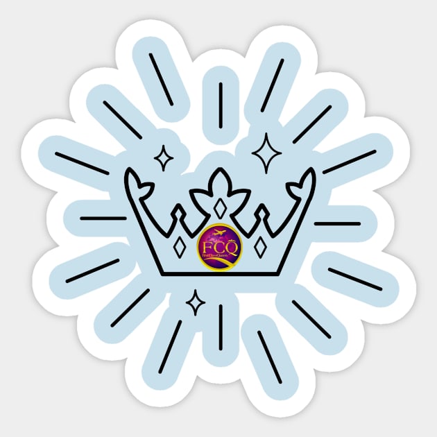 FirstClassQueen Crown Sticker by FirstClassQueen